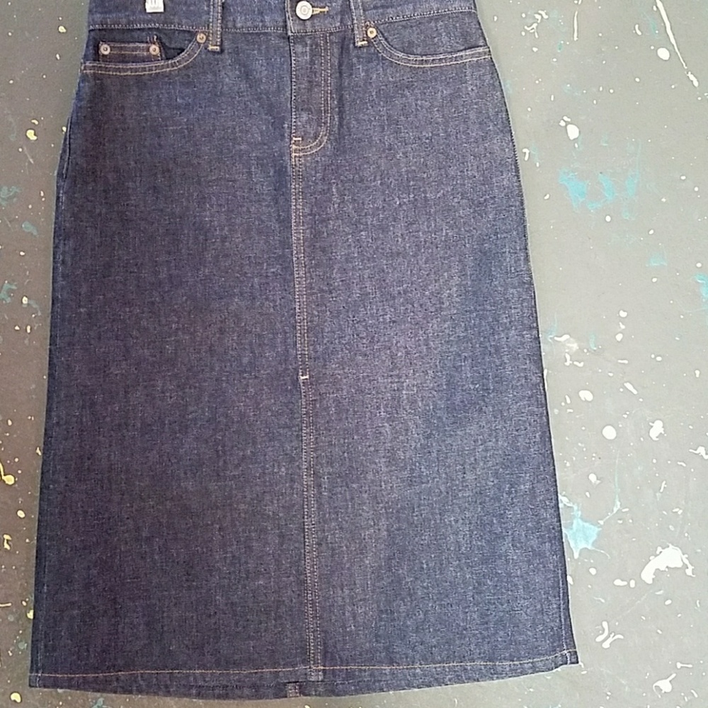 Gap jeans denim skirt
